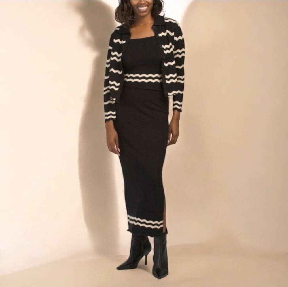 Knit Midi Skirt